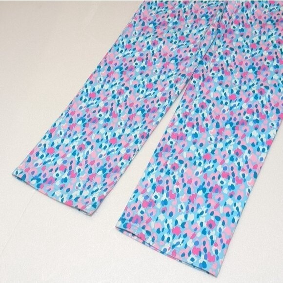 Lilly Pulitzer Divia Blue Pink Dottie Stretch Ankle Pant - Picture 6 of 14